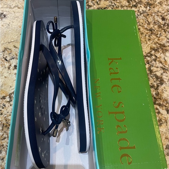 Kate Spade Navy Star Sandals - Size 8 - Picture 6 of 6